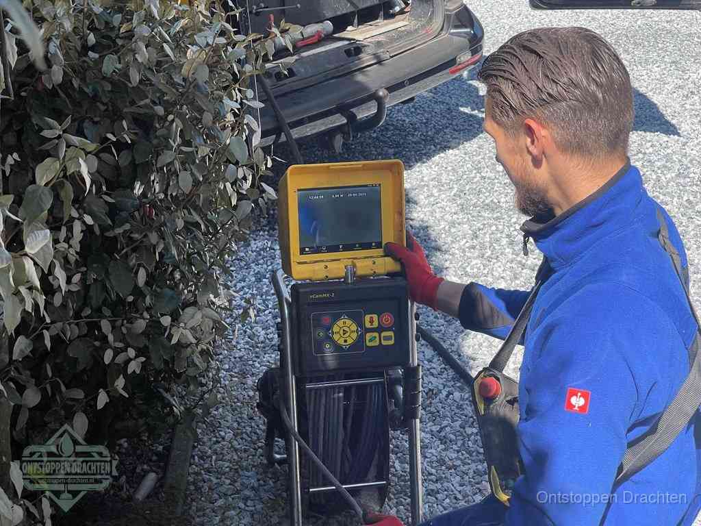 Rioolinspectie met camera in Drachten