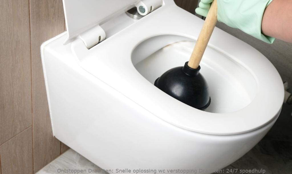 Snelle oplossing wc verstopping Drachten: 24/7 spoedhulp